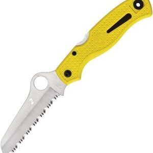 Spyderco Atlantic Salt Lockback Yellow (3.5)