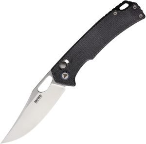 SRM Knives 9203 Ambi Lock Black Micarta (3.5)