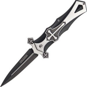 Tac Force Celtic Cross Linerlock Black (3.88)