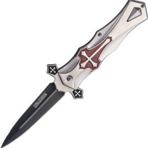 Tac Force Celtic Cross Linerlock Red (3.88)