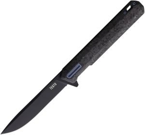 Tekto F2 Bravo Knife Black/Blue CF (3.25)