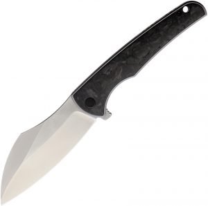 VDK Knives Vice Framelock Black CF (3.75)