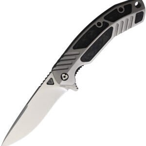 V NIVES Tectonic Linerlock Gray CF (3.5)