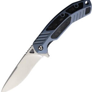 V NIVES Tectonic Linerlock Blue CF (3.5)