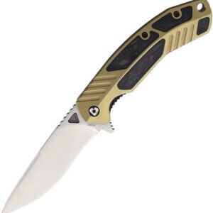 V NIVES Tectonic Linerlock Gold CF (3.5)