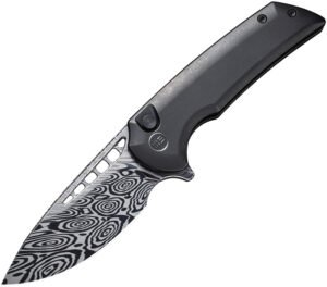 We Knife Mini Malice Button Lock Damascus (3)