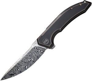 We Knife Quixotic Knife Bronze Damasteel (3.5)