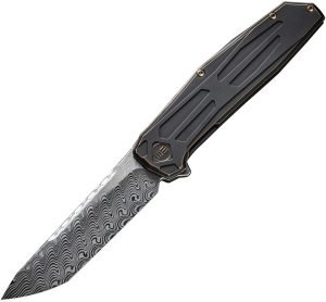 We Knife Shadowfire Black/Bronze Damascus (4)