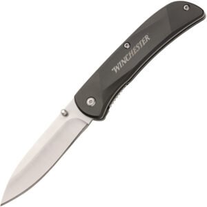 Winchester Linerlock Black Aluminum (2.75)