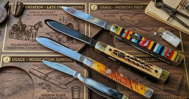 See the history behind creation and usage of the doctors knife pattern